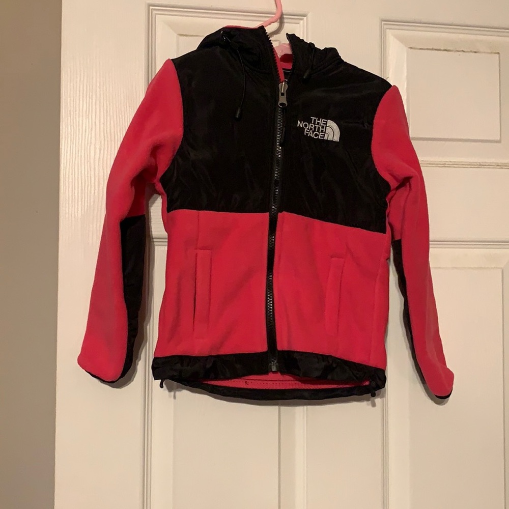 Hot Pink Fleece The North Face Jacket